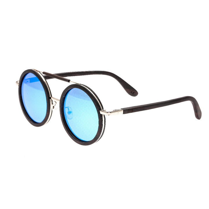 Earth Wood Bondi Polarized  Sunglasses Espresso/Blue