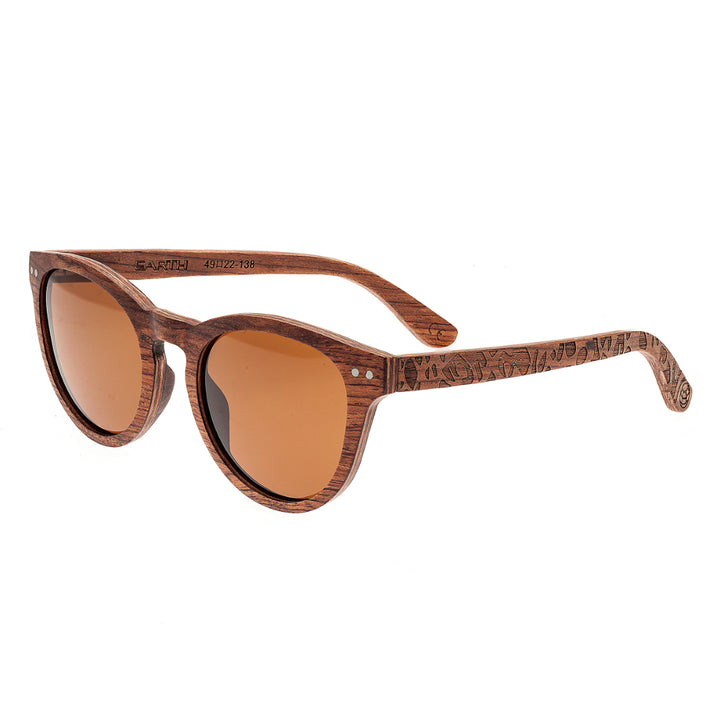 Earth Wood Copacabana Polarized  Sunglasses Red