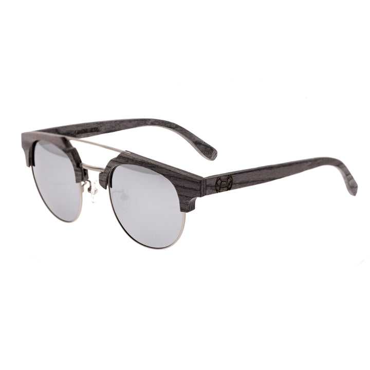 Earth Wood Kai Polarized  Sunglasses Grey/Silver