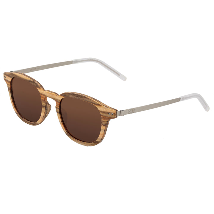 Earth Wood Kavaja Polarized  Sunglasses Apple Wood/Brown