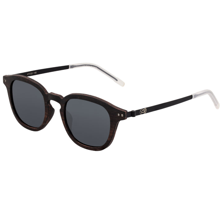 Earth Wood Kavaja Polarized  Sunglasses Ebony/Black