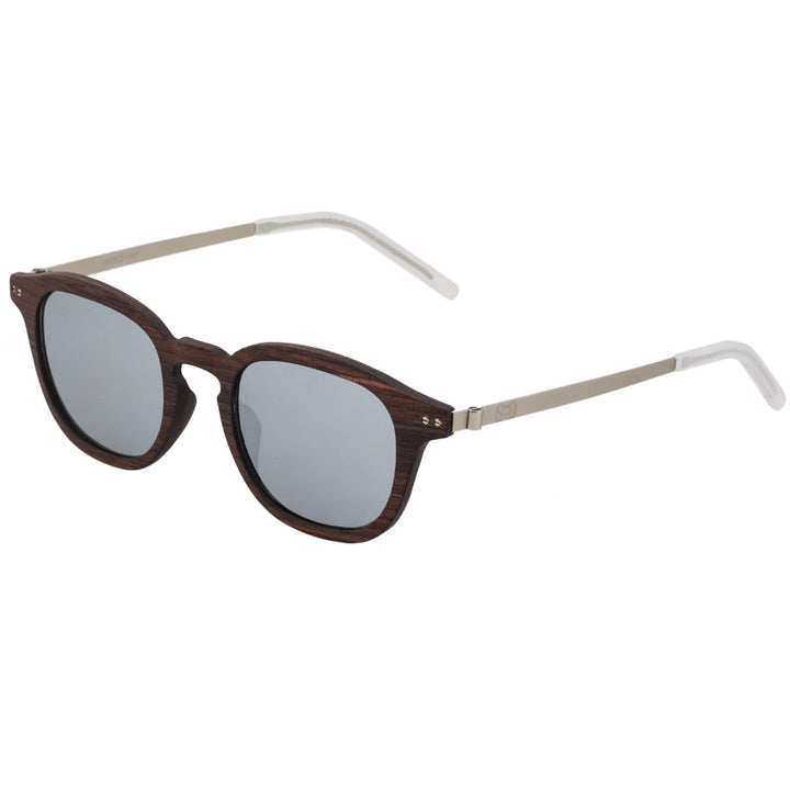 Earth Wood Kavaja Polarized  Sunglasses Padauk/Silver