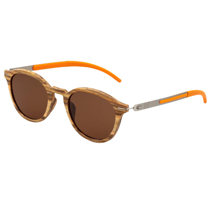 Earth Wood Sabal Polarized  Sunglasses Orange/Brown